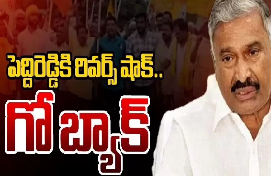 పెద్దిరెడ్డికి భారీ షాక్..... బీజేపీకి టచ్‌లో పెద్దిరెడ్డి!