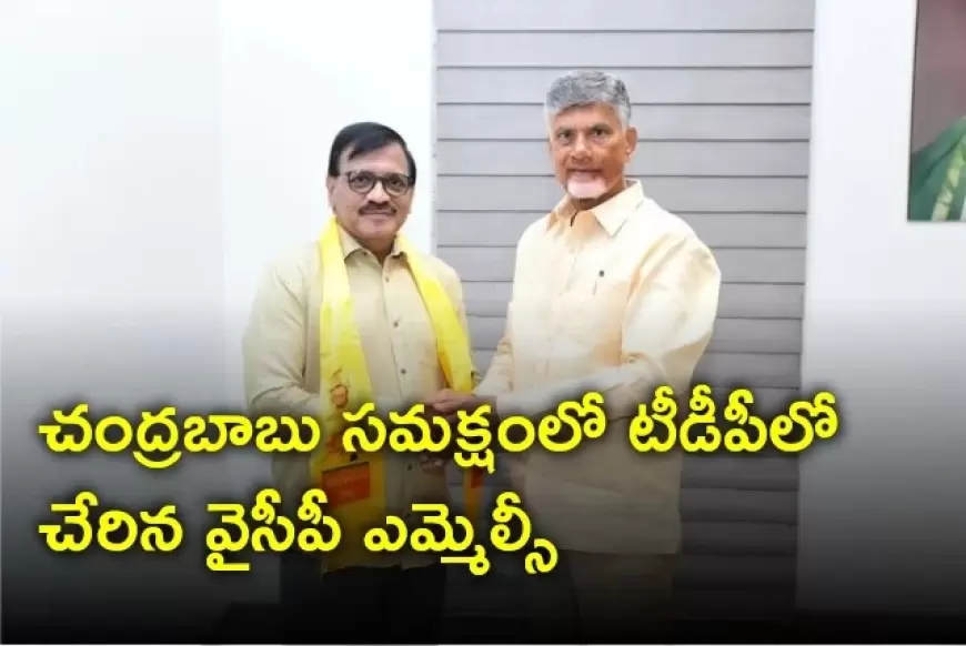 Political Buzz: TDP వైపు చూస్తున్న వైసీపీ ఎమ్మెల్సీలు?